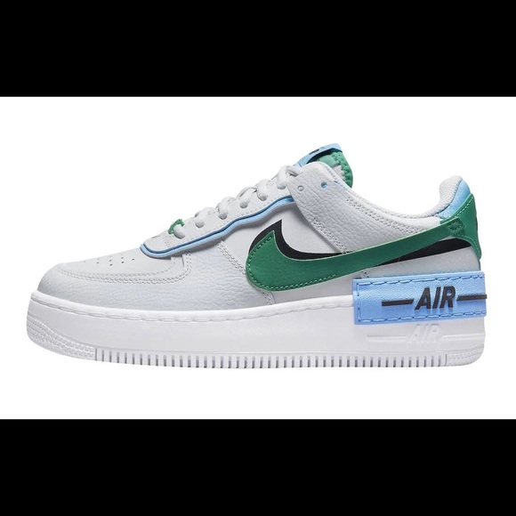 Nike Air Force 1 Shadow wmn grey/green CI0919-004 - Picture 4 of 8